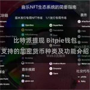 比特派提现 Bitpie钱包支持的加密货币种类及功能介绍