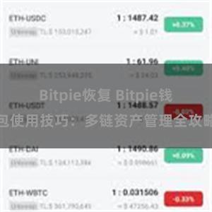 Bitpie恢复 Bitpie钱包使用技巧：多链资产管理全攻略