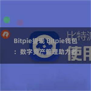 Bitpie提现 Bitpie钱包：数字资产管理助力者