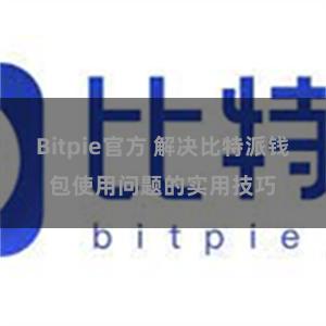 Bitpie官方 解决比特派钱包使用问题的实用技巧