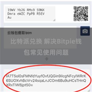 比特派兑换 解决Bitpie钱包常见使用问题