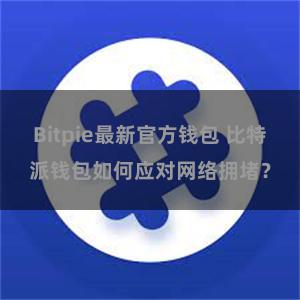 Bitpie最新官方钱包 比特派钱包如何应对网络拥堵？