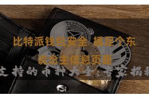 比特派钱包安全 插足个东说念主信息页面